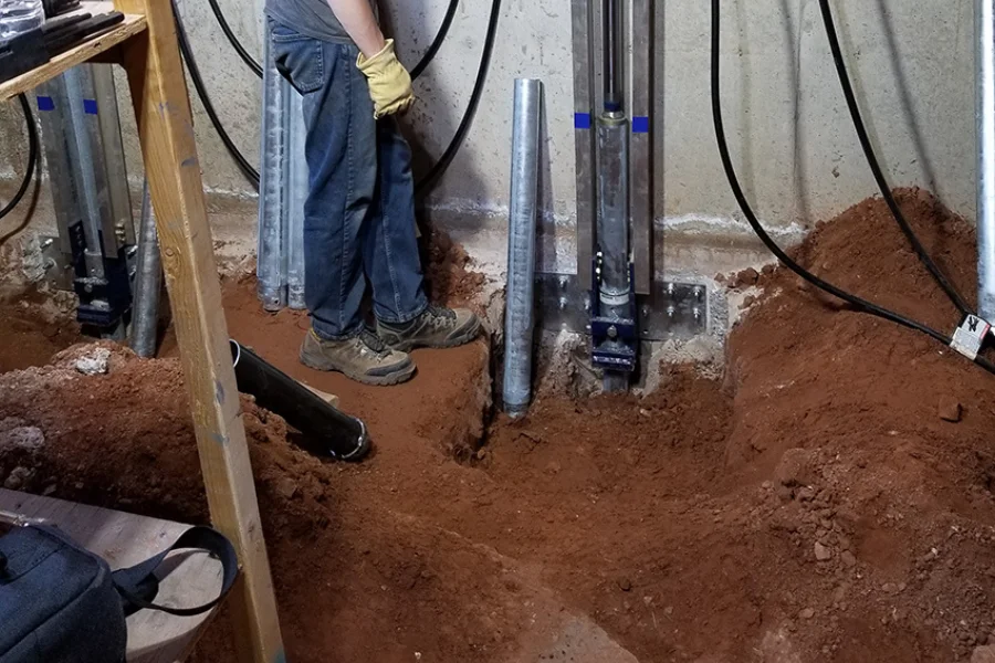 Injection Pier Installation in Dumas, AR