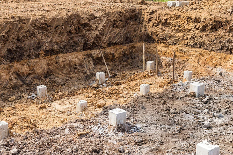 Pre-Construction Pier Installation in Dumas, AR