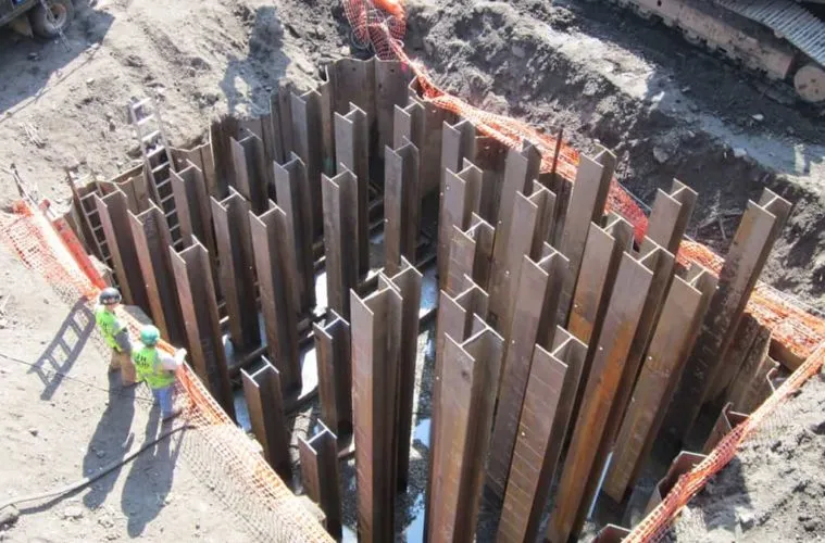 Pressed Steel Pilings in Dumas, AR