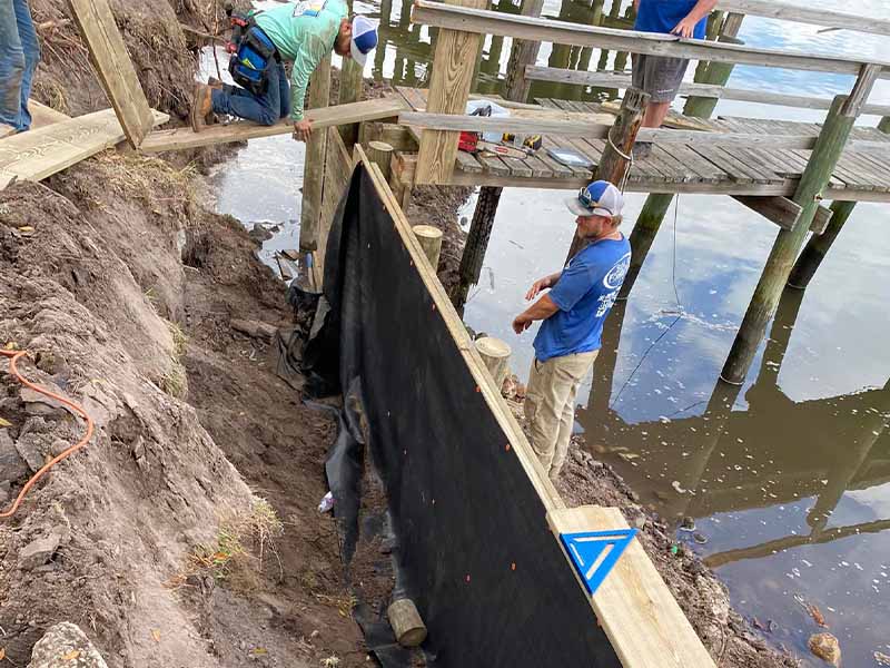 Seawall Repair in Dumas, AR