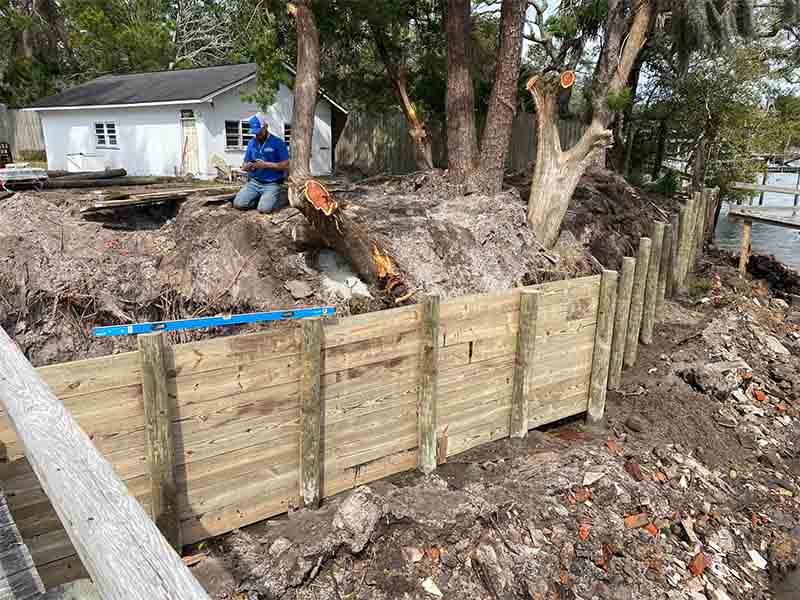 Seawall Repair in Dumas, AR